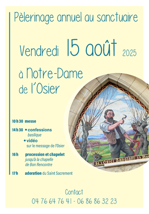Pèlerinage à Notre Dame de l'Osier